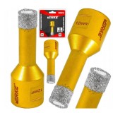 Carota diamantata pentru placi ceramice, marmura, piatra naturala, gresie, beton 12 mm Verke