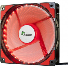 Ventilator Inter-Tech Argus L-12025 Red LED Fan foto