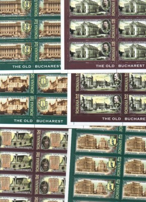 ROMANIA 2007 - VECHIUL BUCURESTI, MINICOLI - LP 1763a foto