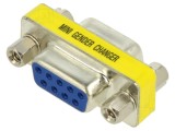 Adaptor D-Sub 9pin soclu, conexiune 1:1