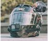 Suport de fixare tip fluture a camerelor video sport la casca de motocicleta, bicicleta, compatibil cu GoPro Hero 12, GoPro Hero 11 Mini si Osmo Actio
