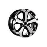 Jante DY427 KM 16x6.5 5x114.3 ET32 negru polish diamond cut compatibile Dacia Renault Nissan Toyota Cod: DY427
