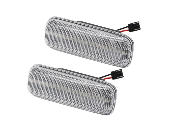 Set lampa semnalizare laterala MERCEDES Clasa ML (W163), 02.1998-2003, dynamic indicator; LED; fumuriu; TUNING,