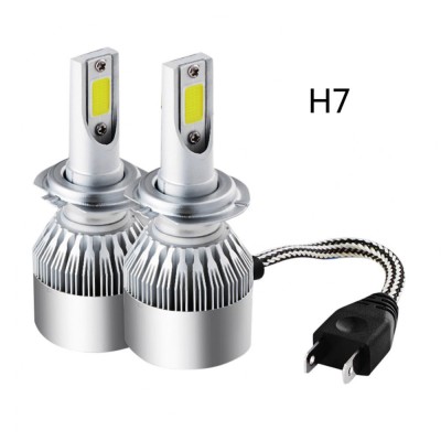 Set becuri LED auto C6 , h7, 48 w/bec, 6000k Amazone Tech foto