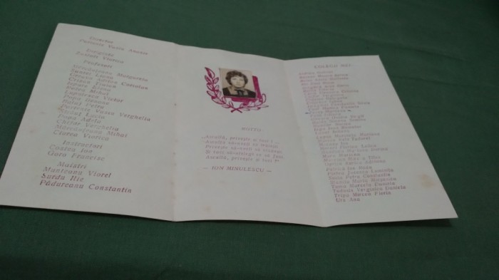 INVITATIE AMINTIRE ABSOLVENTII LICEULUI AGROINDUSTRIAL ILIA PROMOTIA 1984-1985