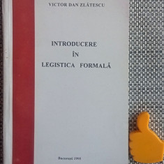 Introducere in legistica formala Victor Dan Zlatescu