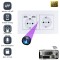 Camera Spion WiFi, TSS-EUC2 Ascunsa in Priza Dubla, Full HD, 5MP, Inregistrare Audio-Video, Detectia Miscarii, cu Aplicatie Mobila, Alba