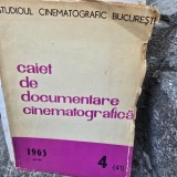 Caiet de documentare cinematografica Nr.4/ 1965