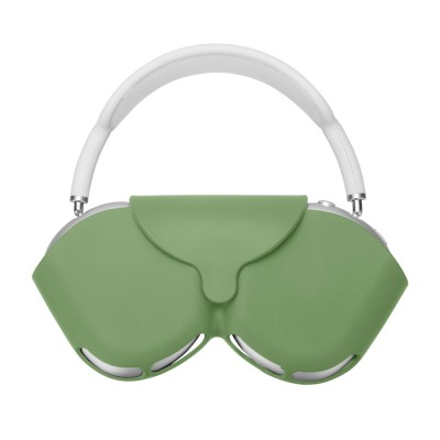 Husa kwmobile pentru Apple Airpods Max, Silicon, Verde, 59791.176 foto