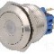 Intrerupator anti-vandalism, ON-(ON), &Oslash;25mm, ONPOW - GQ25-11D/R/24V/S