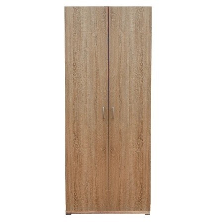 Dulap Melba 2 usi Stejar Sonoma cu bara si polita 80 x 50 x 200 cm