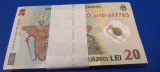 Lot 100 Bancnote 20 lei UNC Ecaterina Teodoroiu 2023