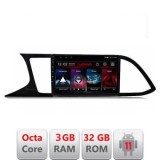 Navigatie Seat Leon MIB D-306 Octa Core cu Android Radio Bluetooth Internet GPS WIFI DSP 3+32 GB 4G KIT-306+EDT LENOVO LITE CarStore Technology