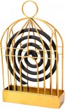 Suport pentru capcane de tantari Mecctuck, metal, auriu, 12,5 x 21 x 4,3 cm