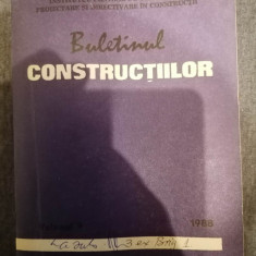 Buletinul Constructiilor Volumul 9 anul 1988