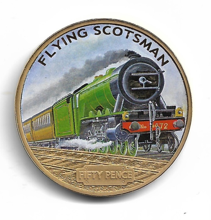 GUERNSEY - 2013 FLYING SCOTSMAN - Moneda Comemorativa