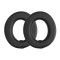 Set 2 Perne de urechi pentru casti Corsair HS60/HS70/HS75, Kwmobile, Negru, Piele ecologica, 59285.01