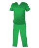 Costum Medical Pe Stil, Verde Conex cu Elastan, Model Classic Barbati - XL, XS