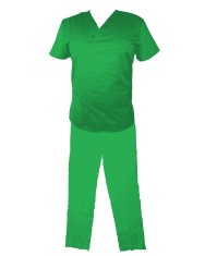Costum Medical Pe Stil, Verde Conex cu Elastan, Model Classic Barbati - 2XL, L foto