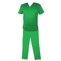 Costum Medical Pe Stil, Verde Conex cu Elastan, Model Classic Barbati - XS, 3XL