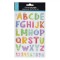 Set Autocolante Decorative 3D, 36 Bucăți, Litere și Cifre, Multicolor