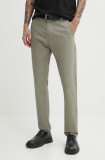 G-Star Raw pantaloni barbati, culoarea verde, cu fason chinos