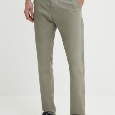 G-Star Raw pantaloni barbati, culoarea verde, cu fason chinos