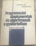 CRT1HU Carte veche Programoz&aacute;si alapismeretek &eacute;s algoritmusok (1984, Ed. Tehnica) / Bazele programarii