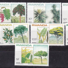 Rwanda 1984 flora copaci MI 1251-1258 MNH