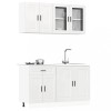 Gossi set dulap de bucatarie 4 piese &bdquo;kalmar&rdquo; alb lucios lemn