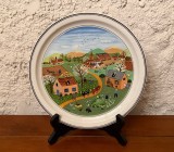 FARFURIE DIN PORTELAN VILLEROY &amp; BOCH- LES QUATRE SAISONS No 1 PRINTEMPS D23,5CM