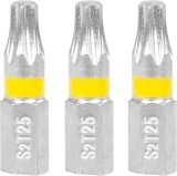Set biti Torx TX25 Strend Pro, 3 bucati pentru surubelnita/masina de &icirc;nsurubat