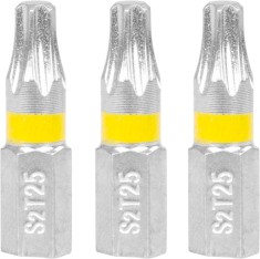 Set biti Torx TX25 Strend Pro, 3 bucati pentru surubelnita/masina de &icirc;nsurubat