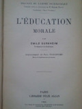 Emile Durkheim - L&#039;education morale (1925)
