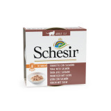 Cumpara ieftin Schesir Cat Tuna with Salmon, conserva, 70 g