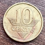 C50 - Moneda foarte veche - Lituania - 10 centu - 1998