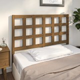 Cumpara ieftin Tăblie de pat, maro miere, 125,5x4x100 cm, lemn masiv de pin