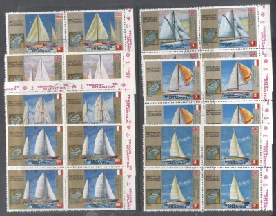 Eq. Guinea 1973 Trans-Atlantica Ships x 4 Mi.200-206 used TA.030 foto