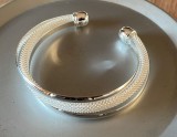 Brățară argint 925 sterling marcată, reglabilă, 22 g , elegantă, stare foarte bună, nouă, nefolosită