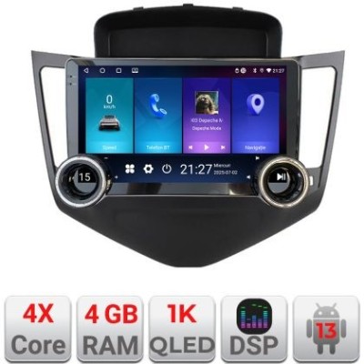 Navigatie Chevrolet Cruze 2009- Kit-045 Edotec 4+64 10.5 inch Incell 1K android Wifi 5Ghz gps internet CarStore Technology foto