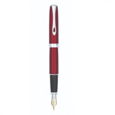 Stilou Diplomat Excellence A2, Cu Penita M, Aurita 14kt. - Magma Red foto