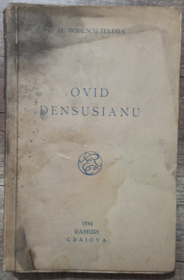 Ovid Densusianu - Al. Popescu-Telega// 1934 foto