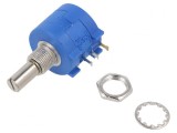 Potentiometru Axial Multiturn 5k&Omega; 2W Linear 6.3mm