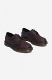 Dr. Martens pantofi 1461 Waxed bărbați, culoarea maro 30681294-BROWN