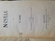 N.Gane-Nuvele,vol. I,II si III in coligat-1899 foto