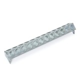 Hrănitoare pui gaini metal galvanizat 24 gauri 50 cm pentru pasari de curte
