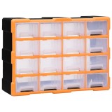 Cumpara ieftin Organizator cu 16 sertare medii, 52x16x37 cm
