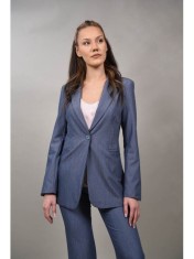 SACOU INCHIDERE CU UN NASTURE CELESTEZZA M Denim