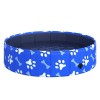 Piscina pentru caini, PVC si panouri din pal, pliabila, albastru, 80x20 cm, ART
