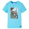 Tricou pentru copii, albastru verzui, 116 11761